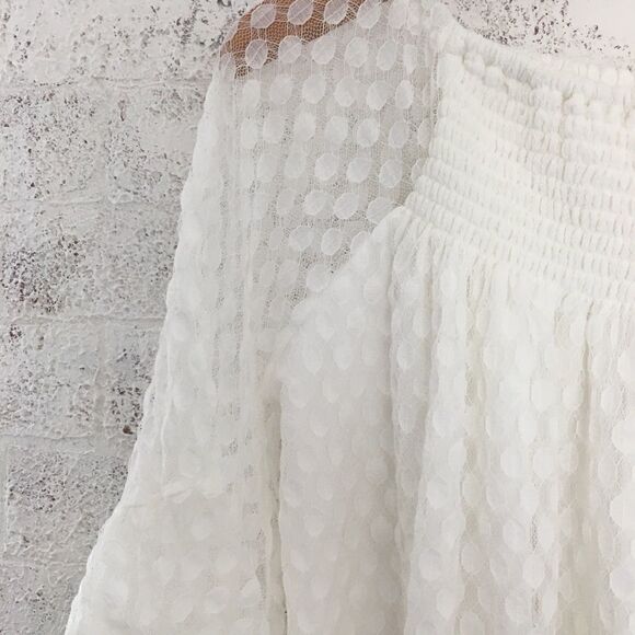 #114 SHANNON FORD white blouse - Picture 3 of 7